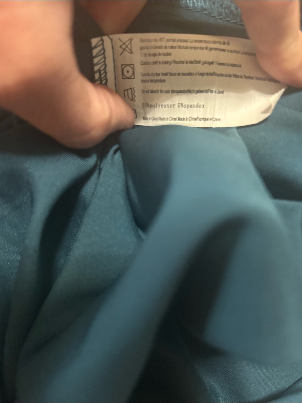 Ekouaer Silky Satin Feel Pajama Lounge Set Teal Blue Size Large Luxury - Picture 8 of 8